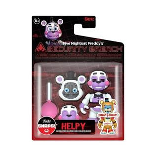 Funko Snaps, Five Nights at Freddy’s, Security Breach, Helpy Action Figure