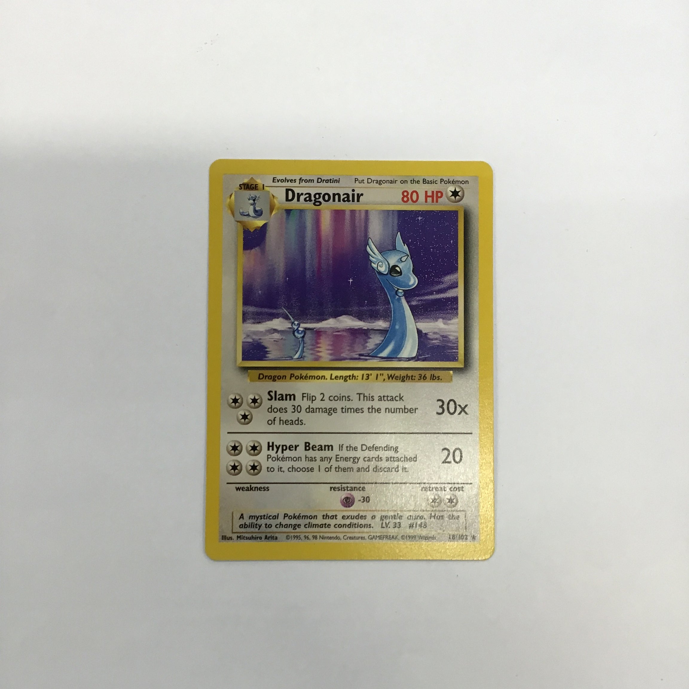 Pokémon TCG - Base Set Unlimited  Dragonair 18/102 NM