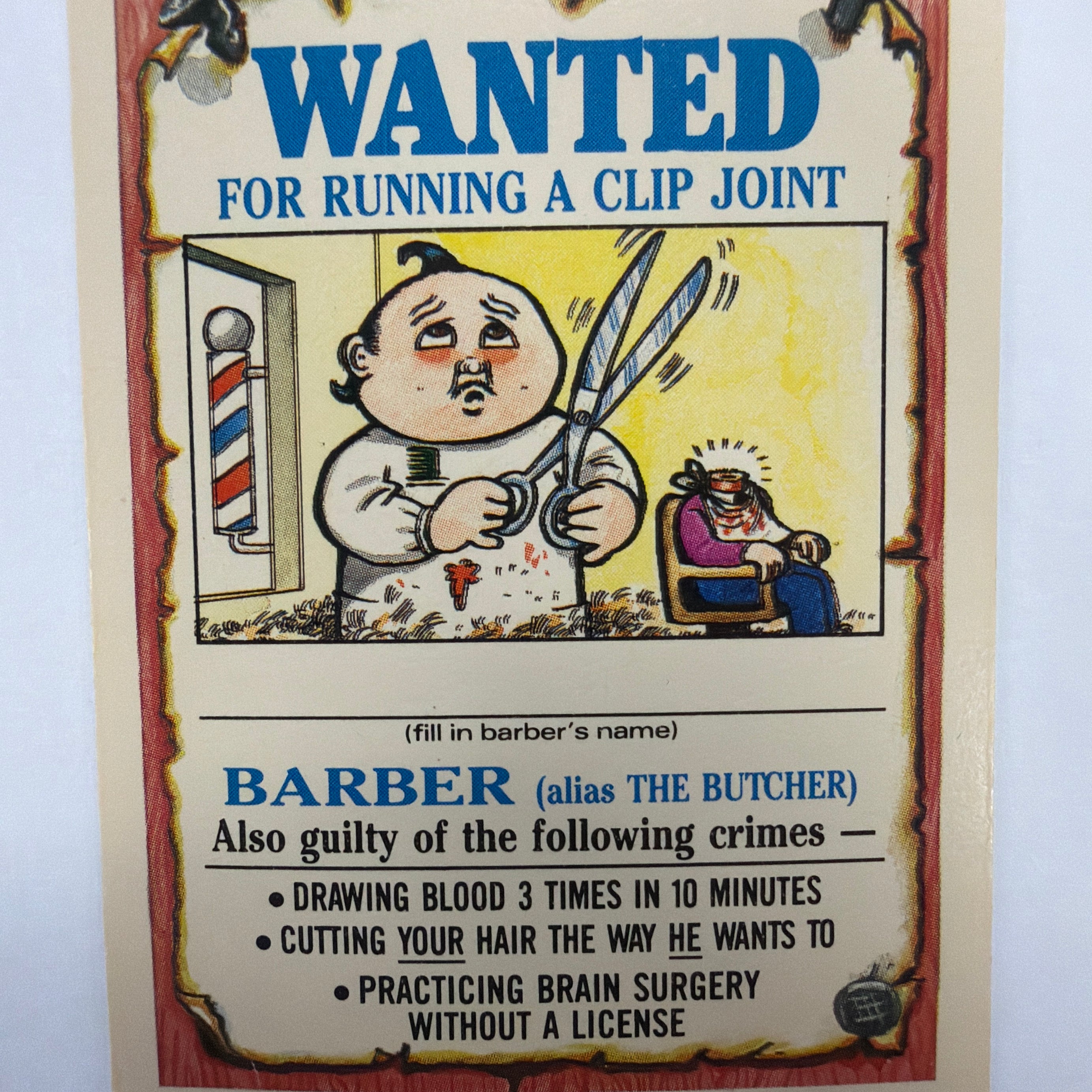 Garbage Pail Kids - 1986 Liberty Libby #113b