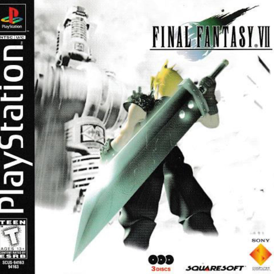Playstation Final Fantasy VII Video Game