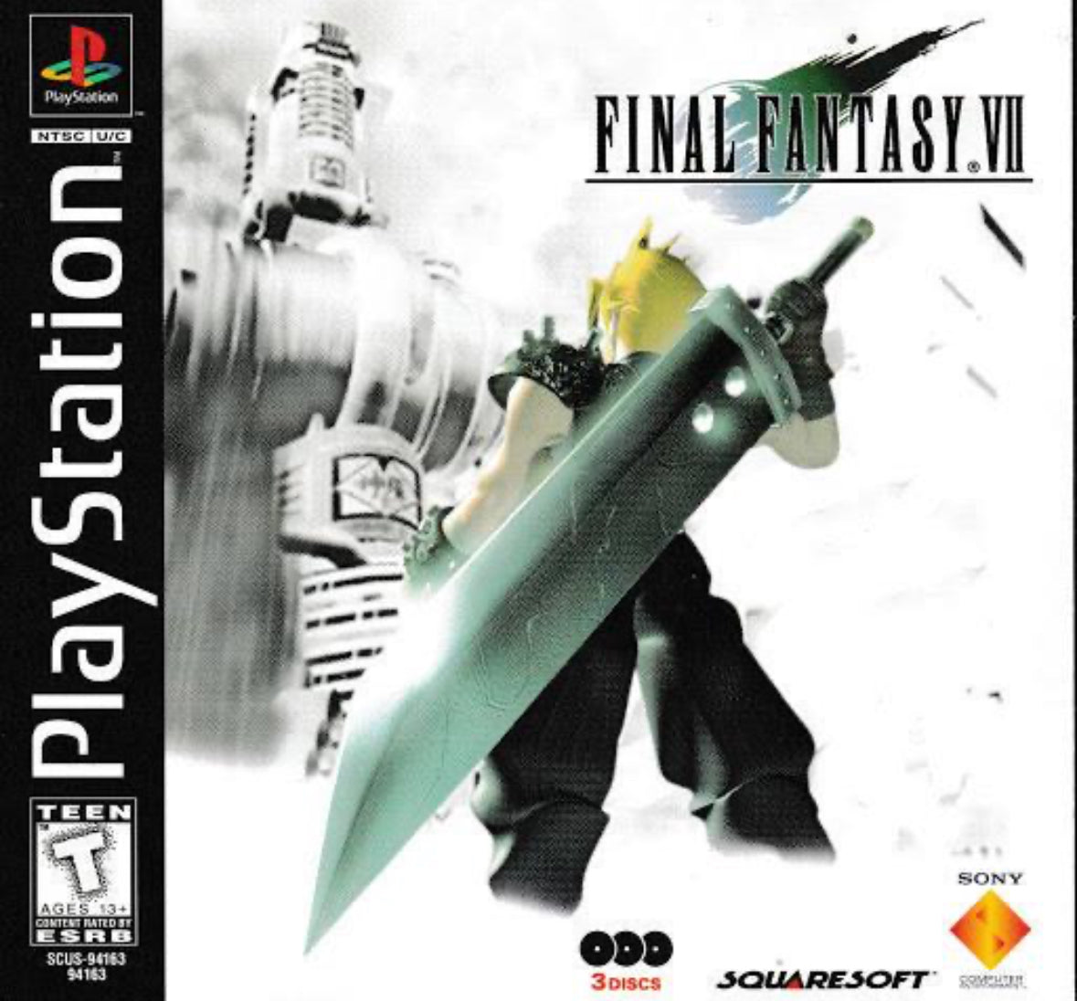 Playstation Final Fantasy VII Video Game