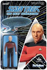 Super7 ReAction Star Trek The Next Generation Captain Picard Action Figure