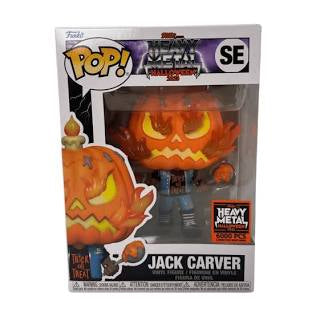 Funko Pop! Heavy Metal Halloween 2023 Jack Carver 6000 pcs Linited Edition