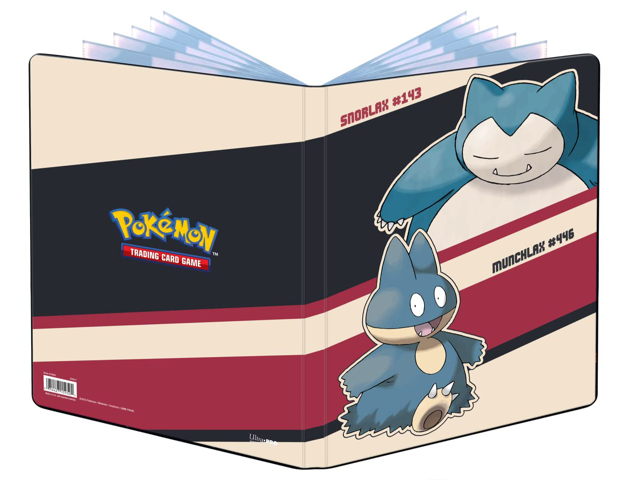Pokémon TCG - Ultra Pro Snorlax and Munchlax 9-Pocket Portfolio