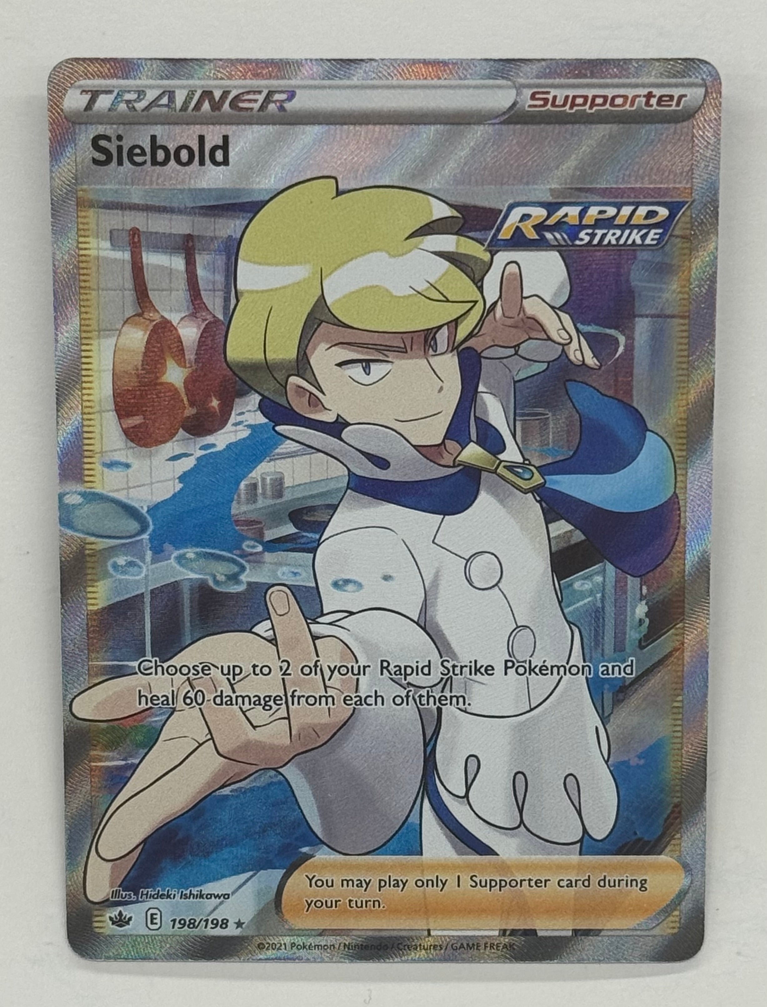 Pokémon TCG - Chilling Reign Siebold 198/198 NM