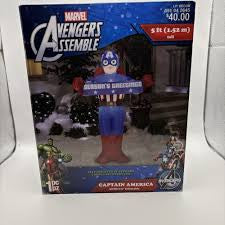 Marvel Avengers Assemble Captain America Airblown Inflatable