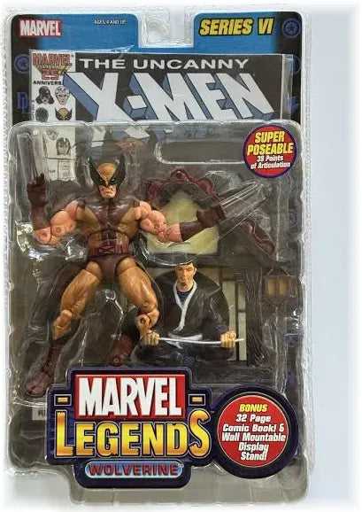 Toy Biz Worldwide Marvel Legends Series VI Wolverine Super Poseable Action Figure