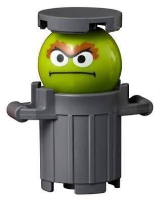 Sesame Street The Grouch  #1 Mini Block Figure