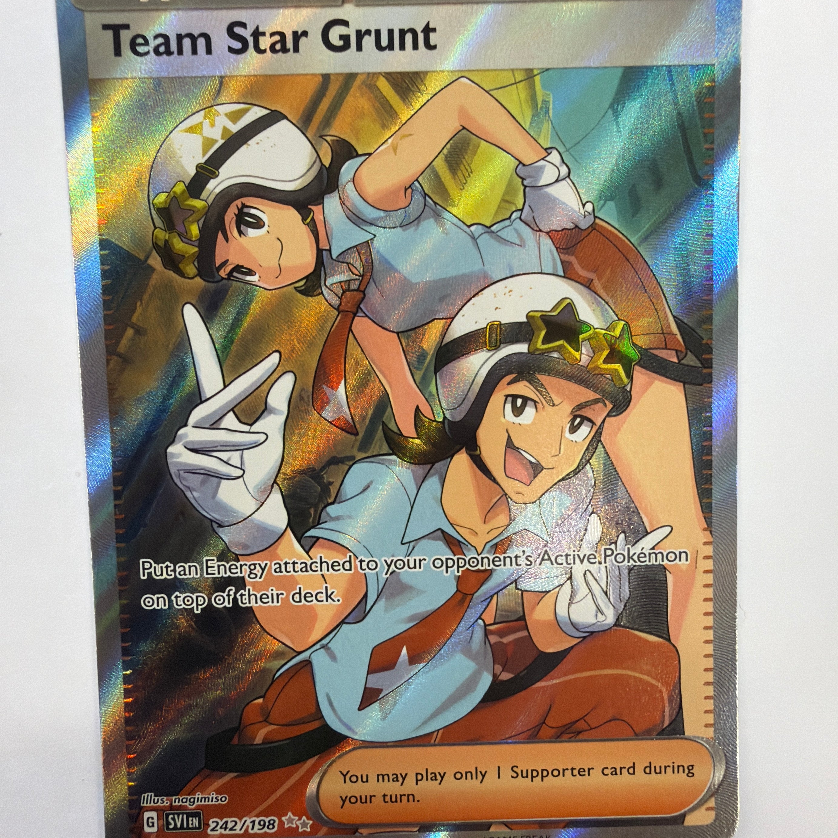 Pokémon TCG - Scarlet & Violet Team Star Grunt 242/198 NM