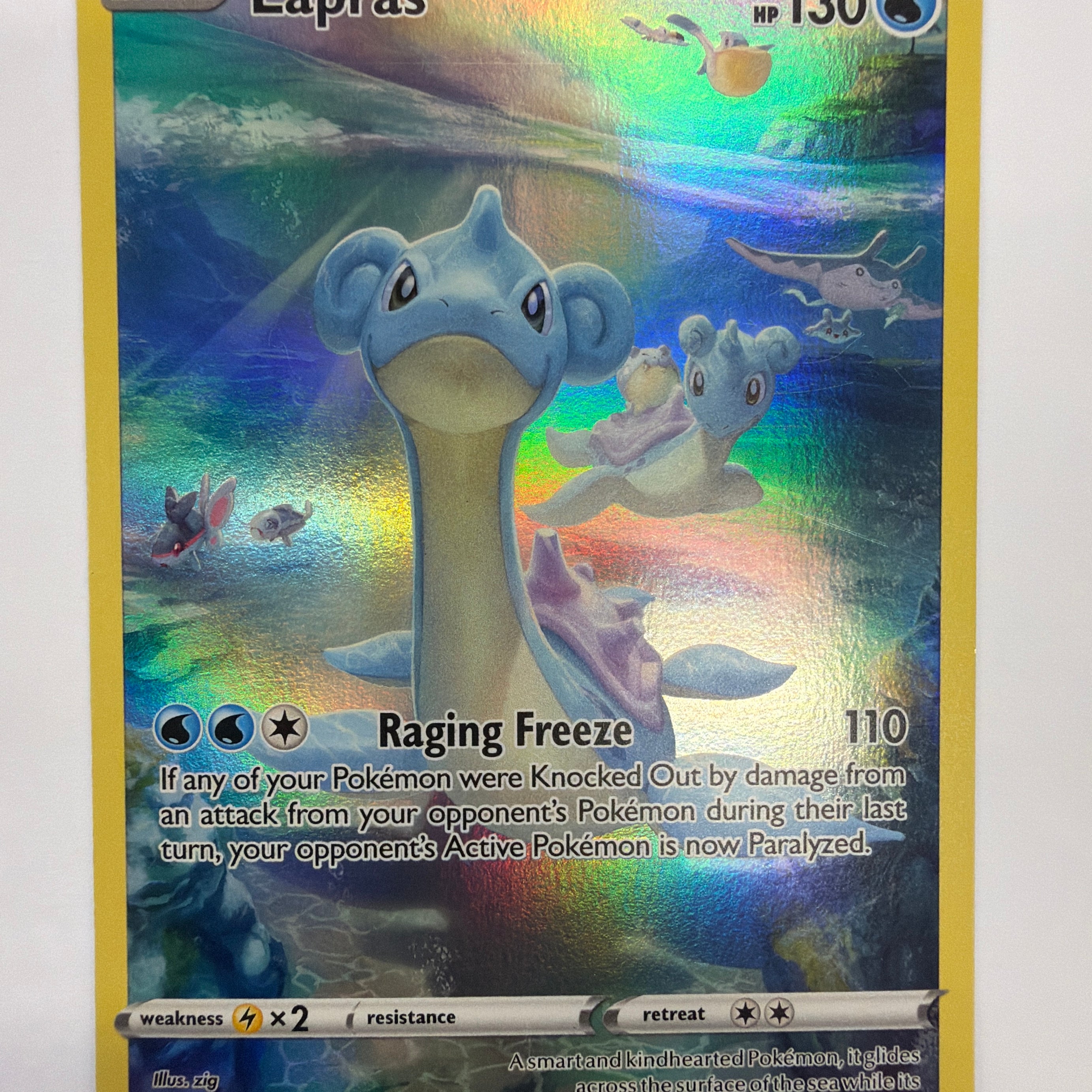 Pokémon TCG - Crown Zenith: Galarian Gallery Lapras GG05/GG70 LP