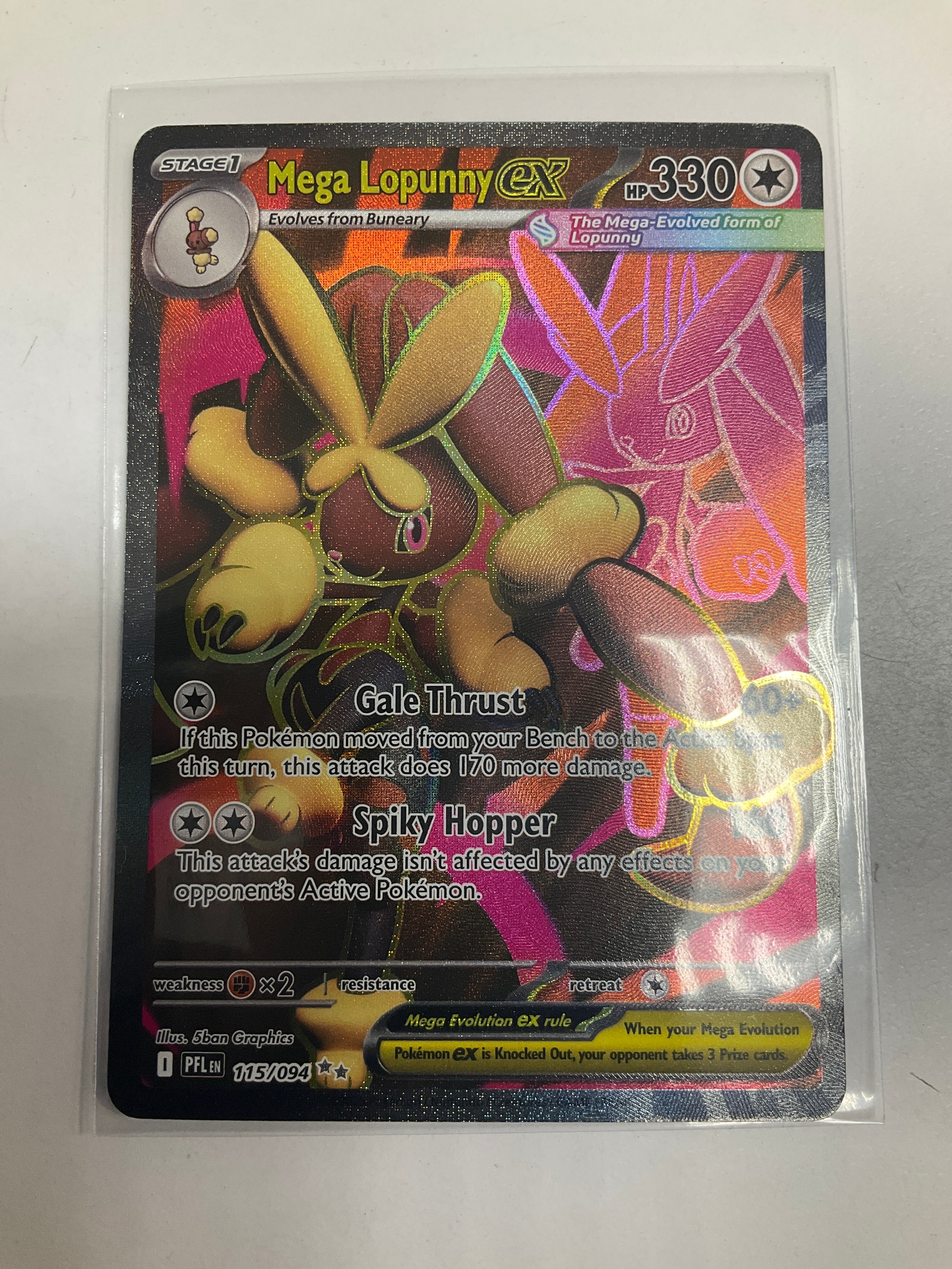 Pokemon TCG Mega Lopunny Ex 115/094 Phantasmal Flames Full Art NM True Believers Gaming and Collectibles Pokemon TCG Mega Lopunny Ex 115/094 Phantasmal Flames Full Art NM True Believers Gaming and Collectibles