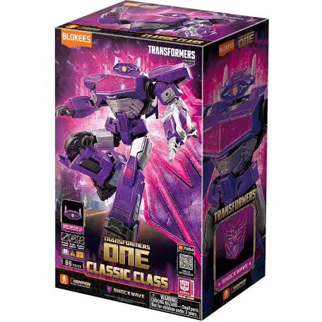 Blokees Transformers Classic Class Shockwave Model Kit Action Figure