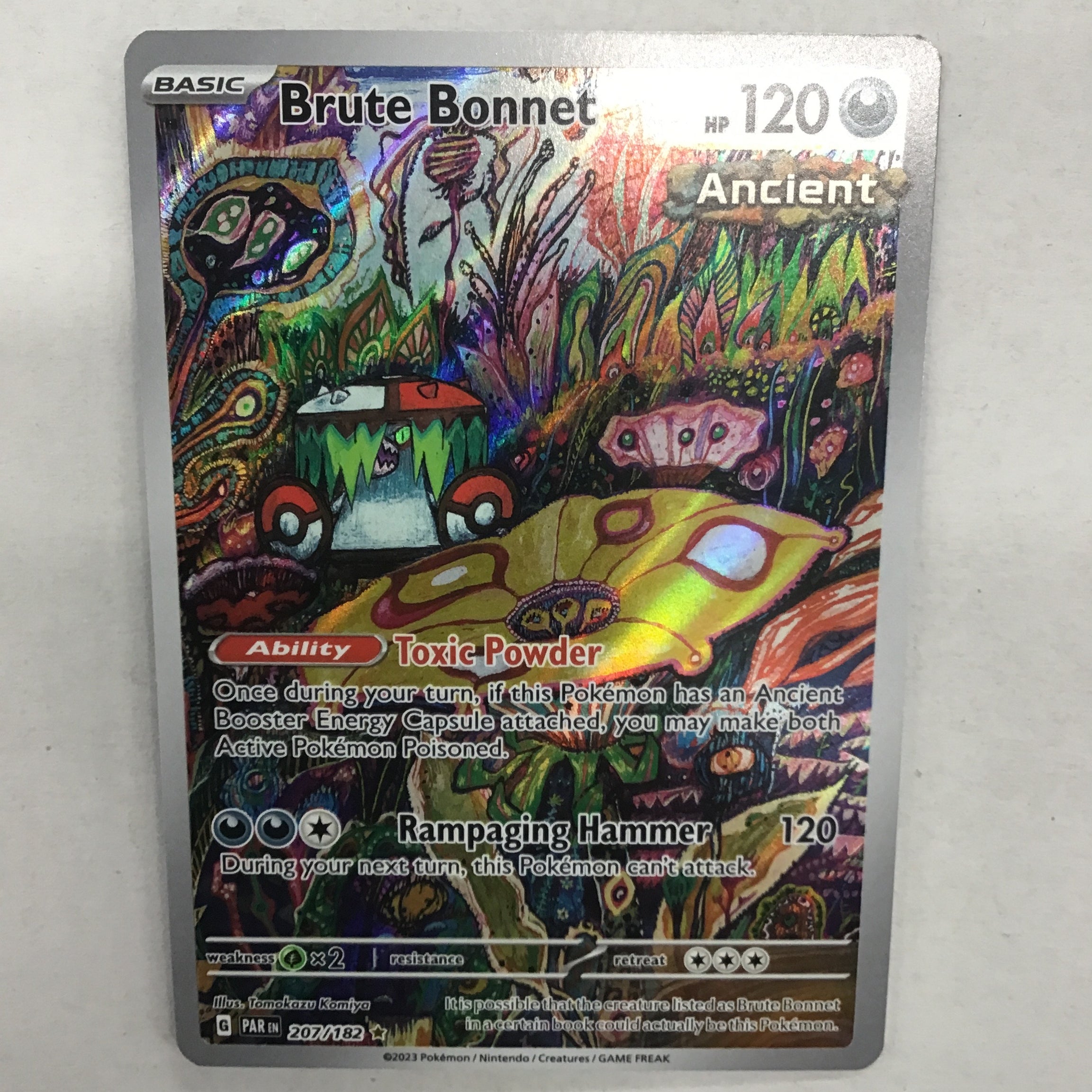 Pokémon TCG - Paradox Rift Brute Bonnet 207/182 NM