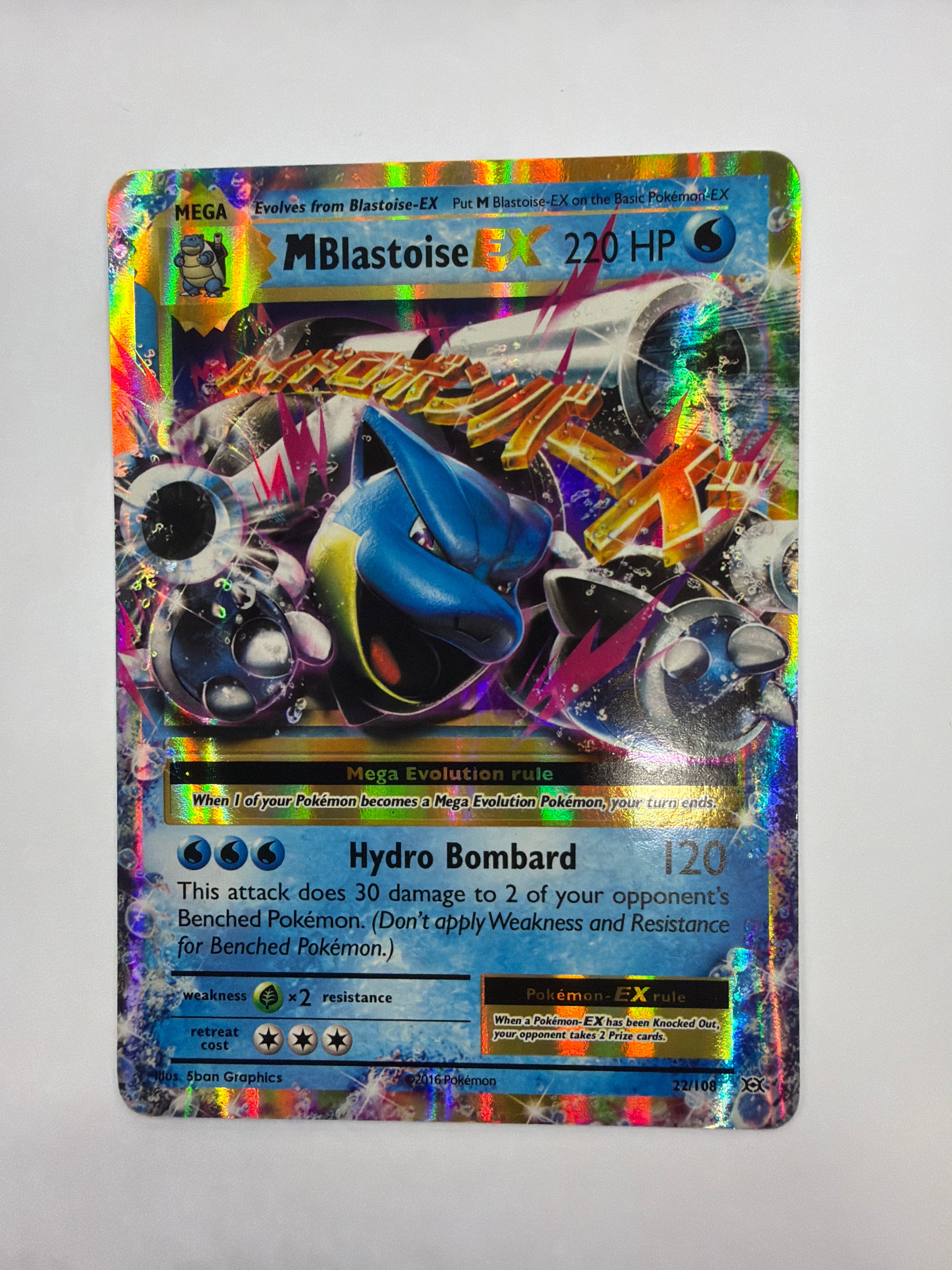 Pokémon TCG - Evolutions M Blastoise ex 22/104 HP
