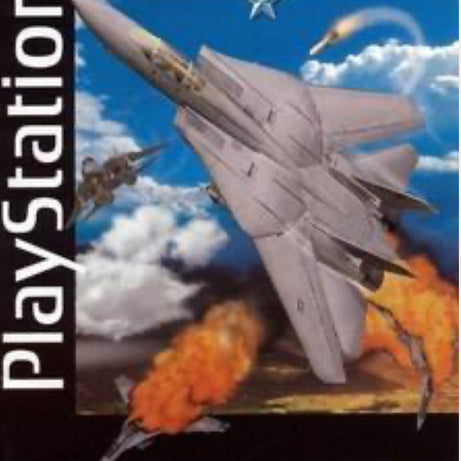 Playstation Top Gun Fire At Will Video Game Long Box