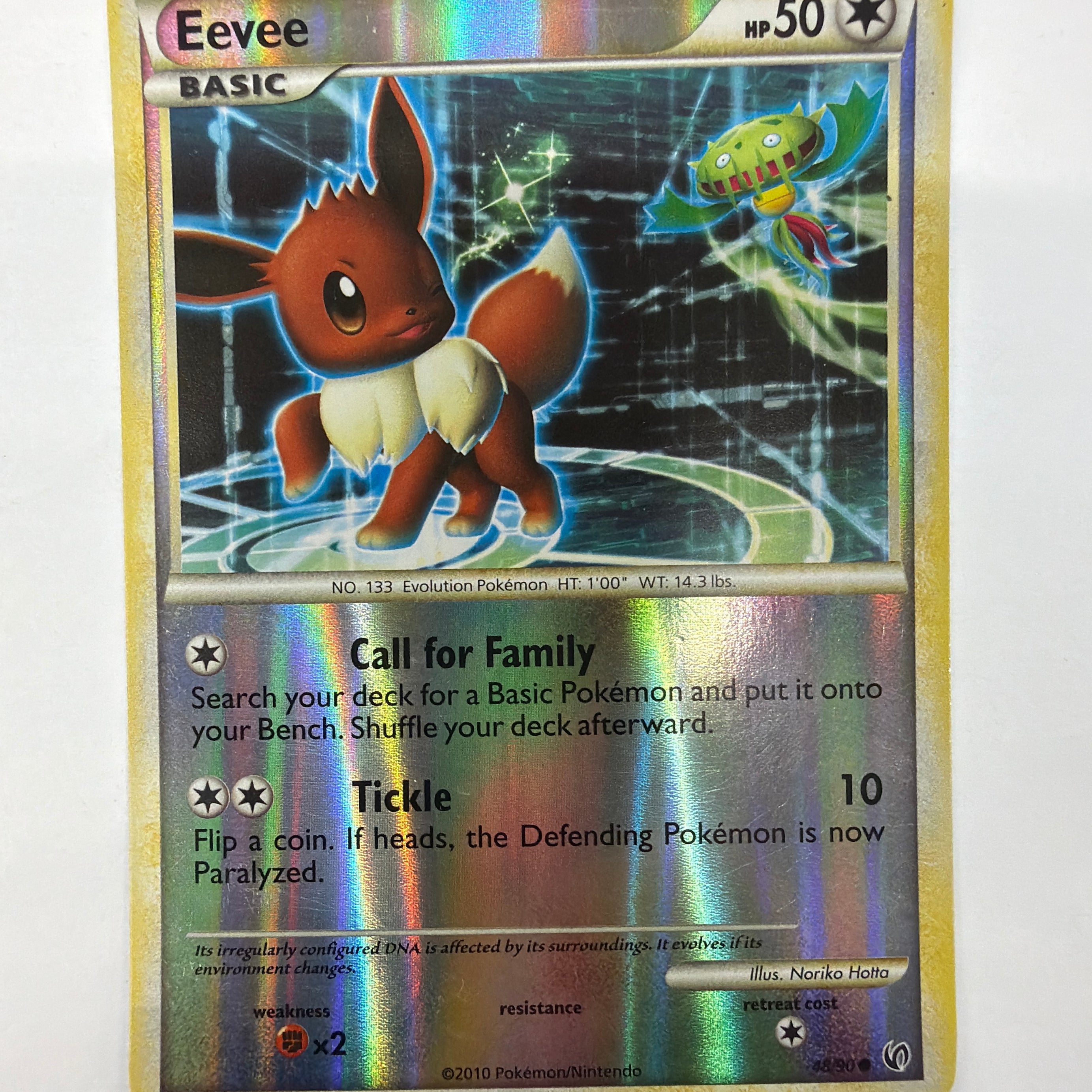 Pokémon TCG - HS Undaunted Eevee 48/90 Reverse Holo MP