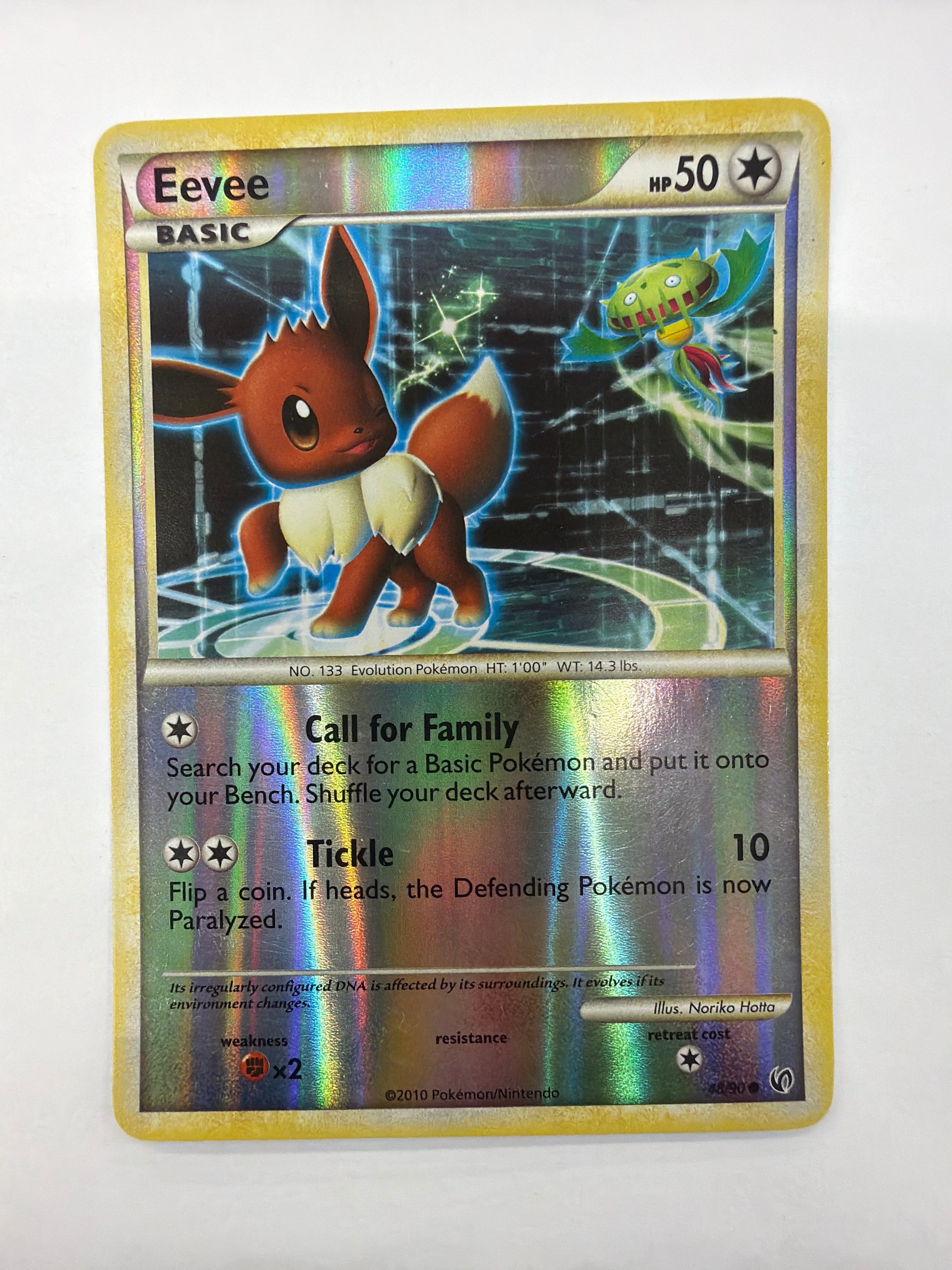 Pokémon TCG - HS Undaunted Eevee 48/90 Reverse Holo MP