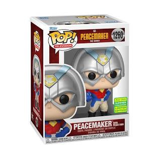 Funko Pop! Television DC Peacemaker The Series Peacemaker with Peace Sign Funko 2022 Summer Convention #1260