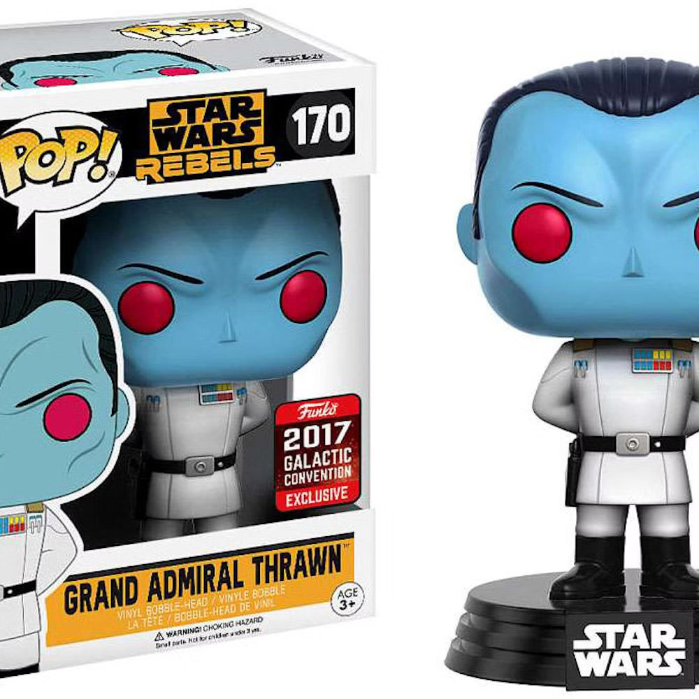 Funko Pop! Star Wars Rebels Grand Admiral Thrawn #170 Galactic Convention 2017 Exclusive