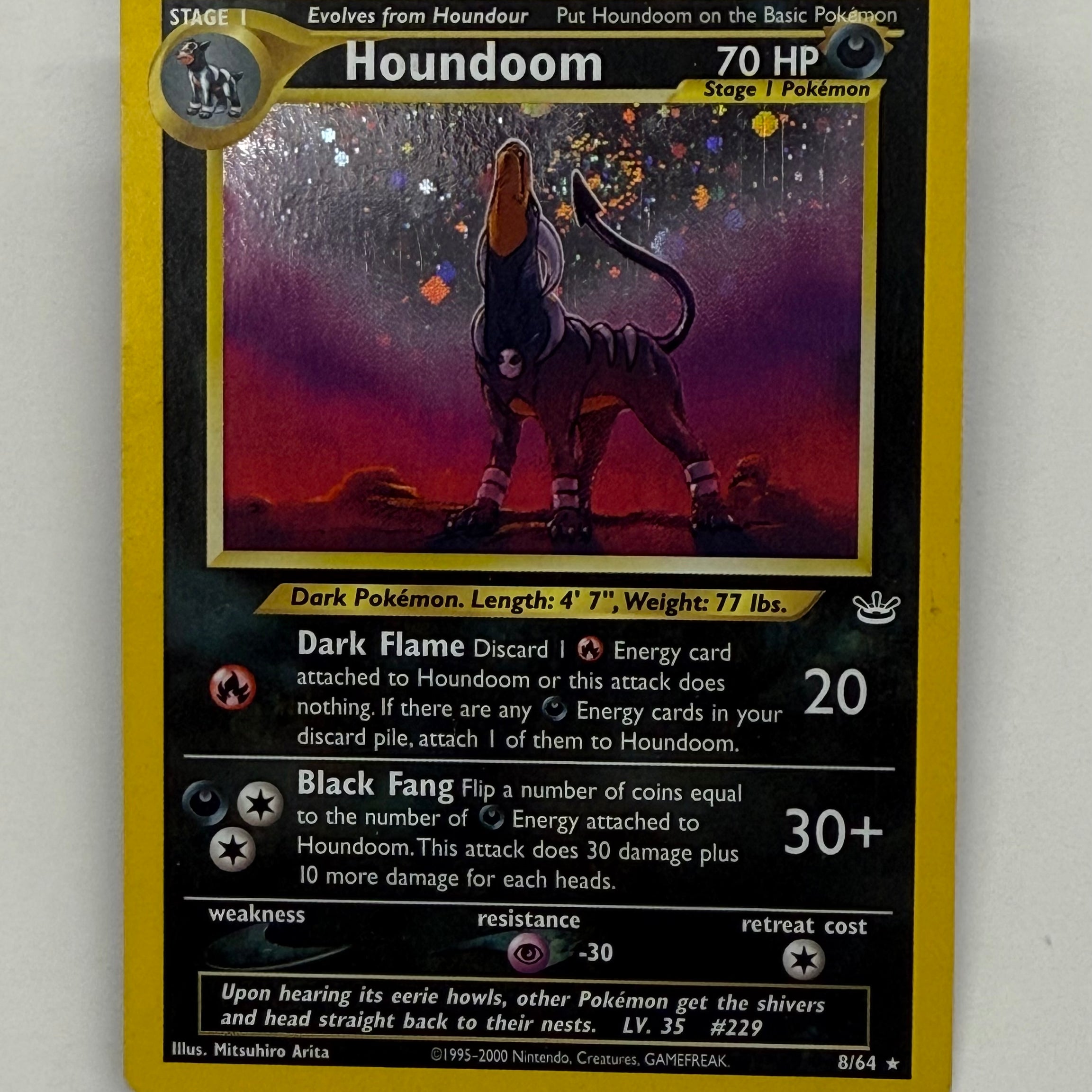 Pokémon TCG - Neo Revelation Unlimited Houndoom 8/64 LP