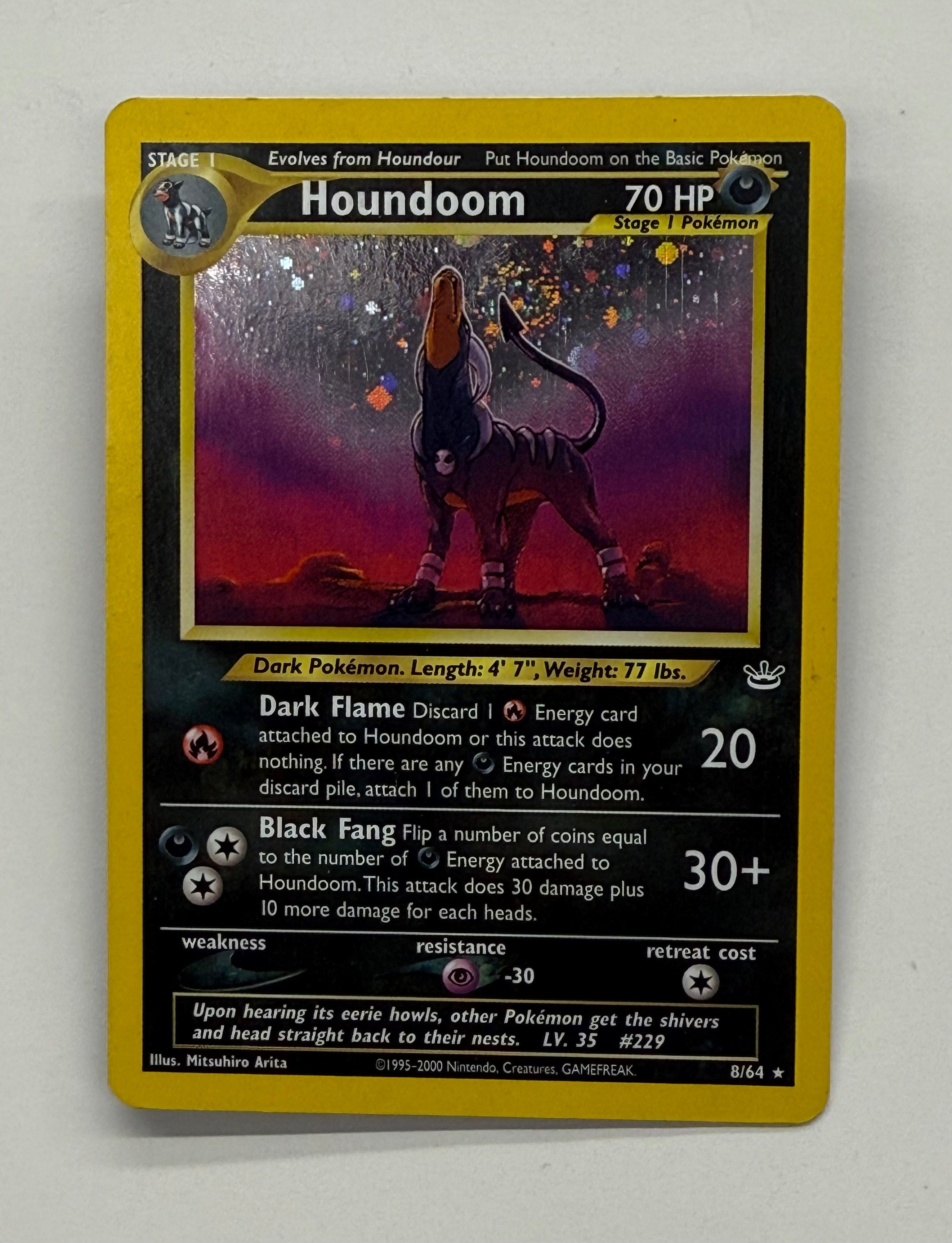 Pokémon TCG - Neo Revelation Unlimited Houndoom 8/64 LP
