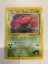 Pokemon TCG Erika’s Vileplume 5/132 Gym Heroes Holo Damaged