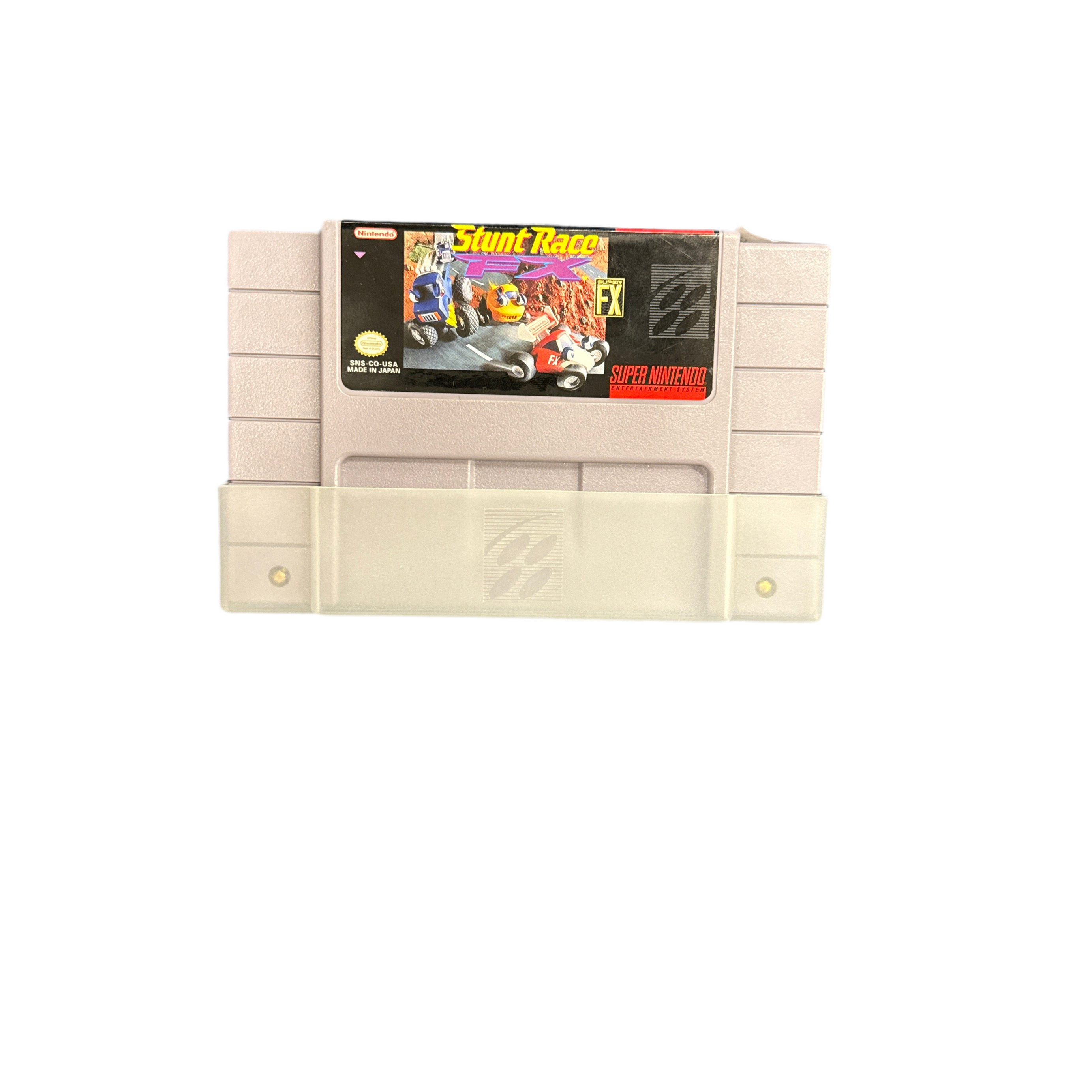 Super Nintendo Stunt Race FX Video Game