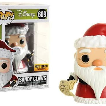 Funko Pop! Disney The Nightmare Before Christmas Sandy Claws Hot Topic Exclusive #609