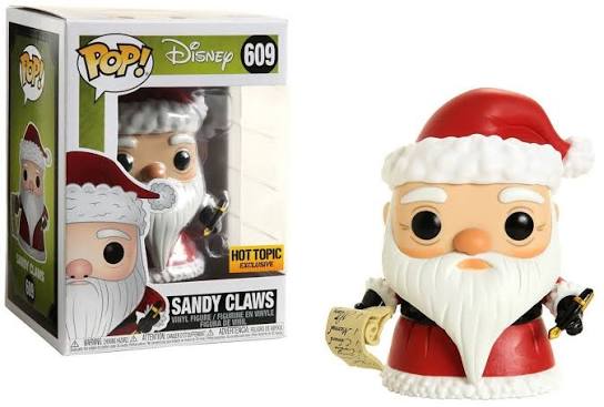 Funko Pop! Disney The Nightmare Before Christmas Sandy Claws Hot Topic Exclusive #609