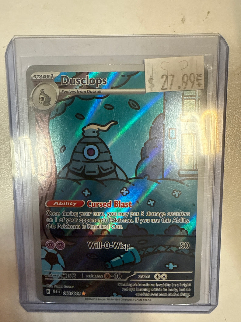 Pokemon TCG Dusclops 069-064 Shrouded Fable Illustration Rare NM – True  Believers Gaming and Collectibles