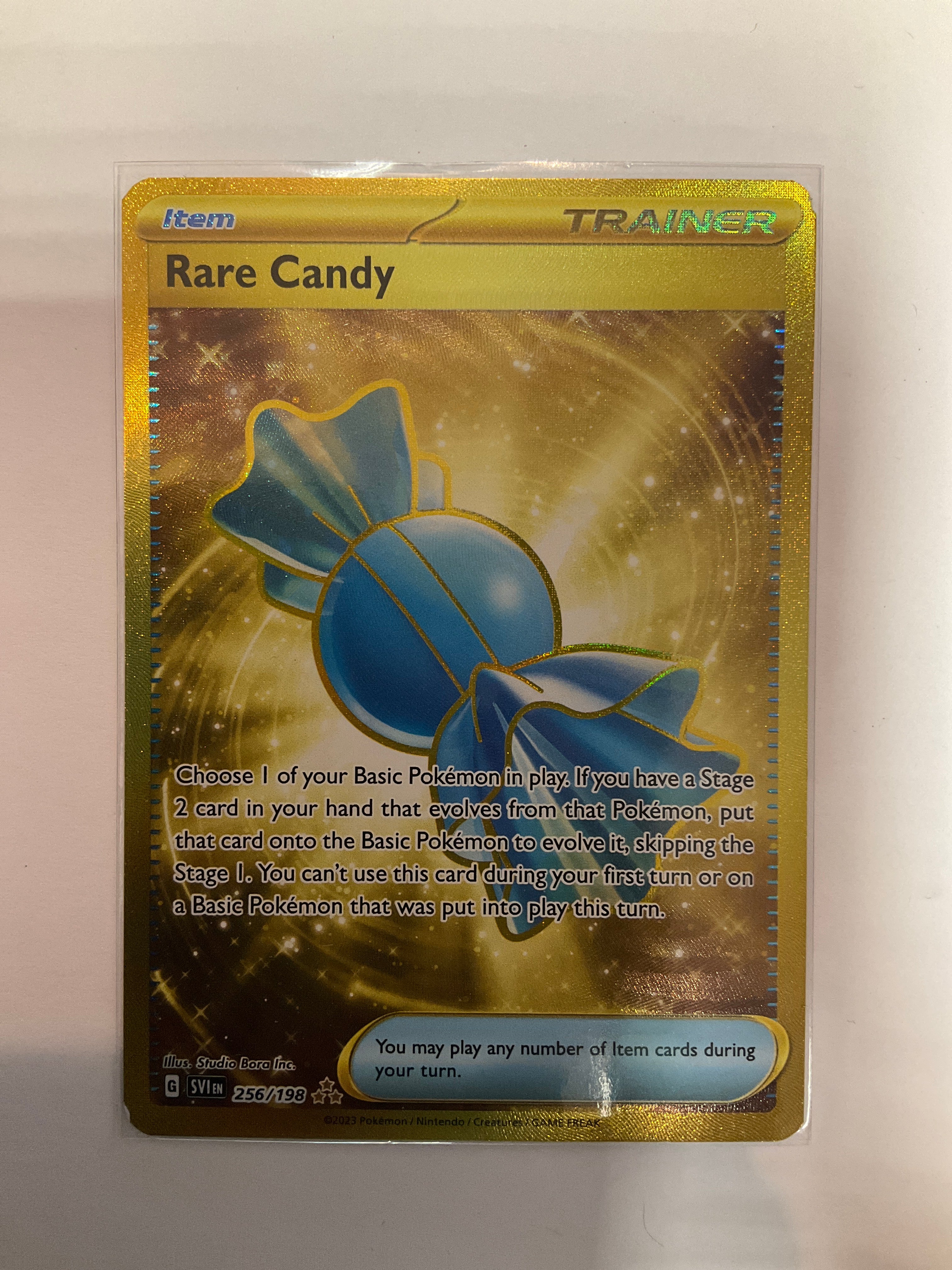 Pokémon TCG Rare Candy 256/198 Scarlet & Violet Secret Rare NM – True  Believers Gaming and Collectibles