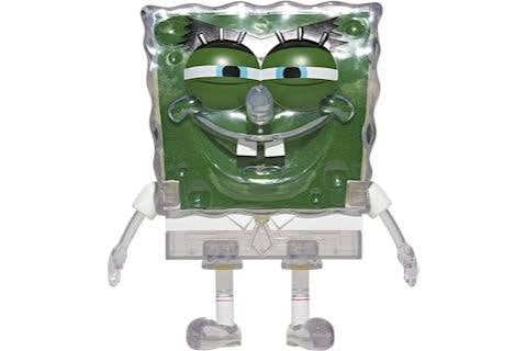 Kidrobot Nickelodeon SpongeBob SquarePants Sea-Thru Sea Sponge SpongeBob Vinyl Art Figure