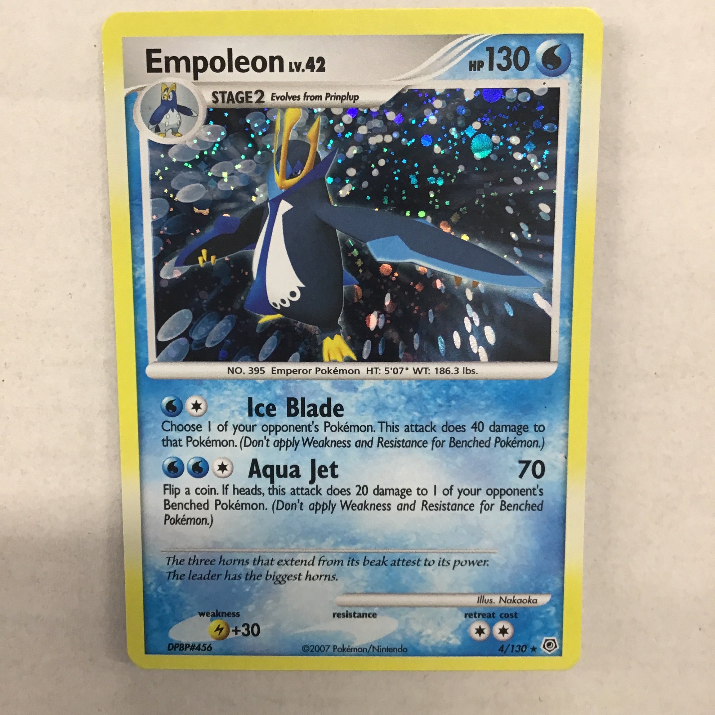 Pokémon TCG - Diamond and Pearl Empoleon 4/130 NM