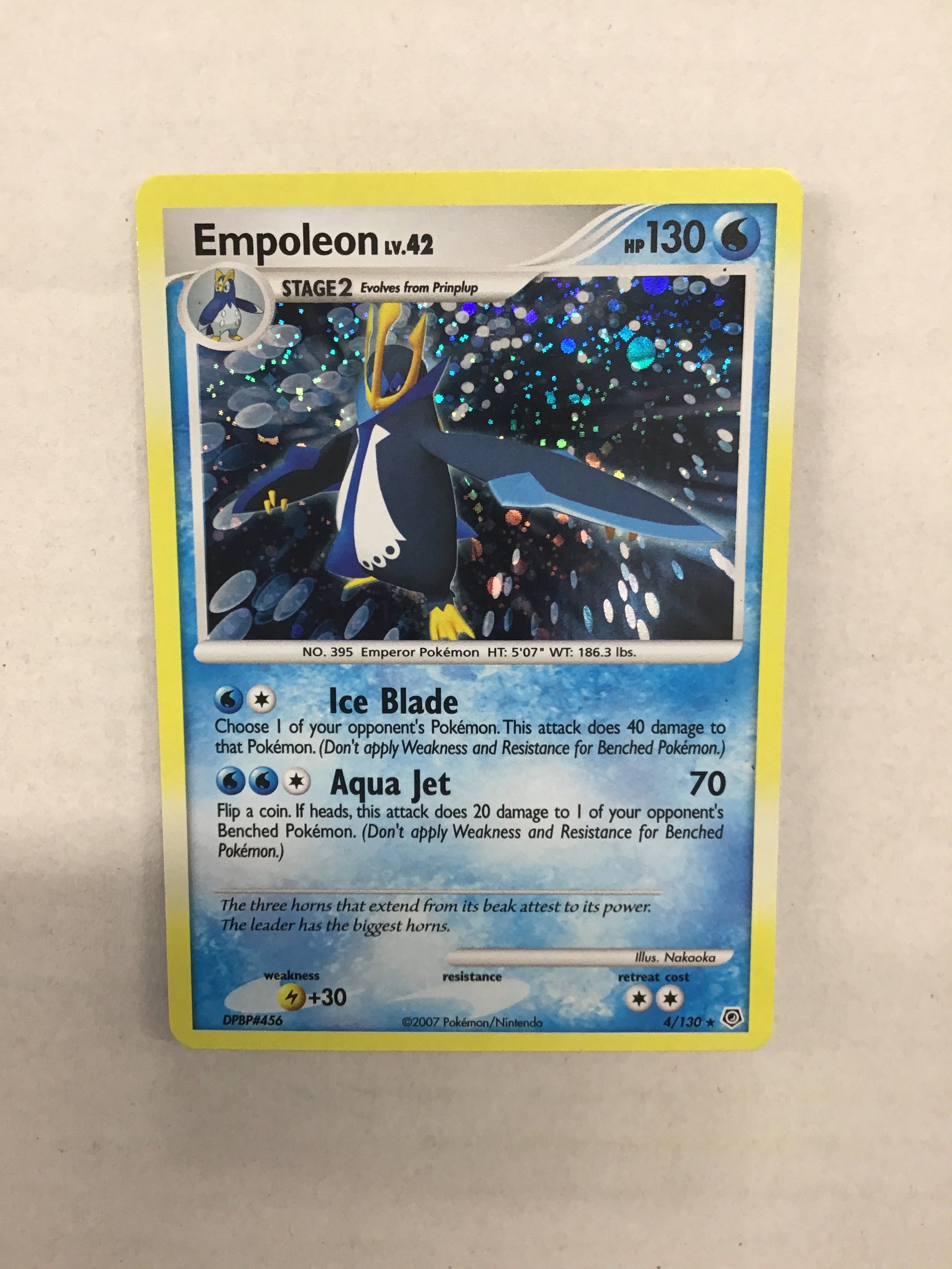 Pokémon TCG - Diamond and Pearl Empoleon 4/130 NM
