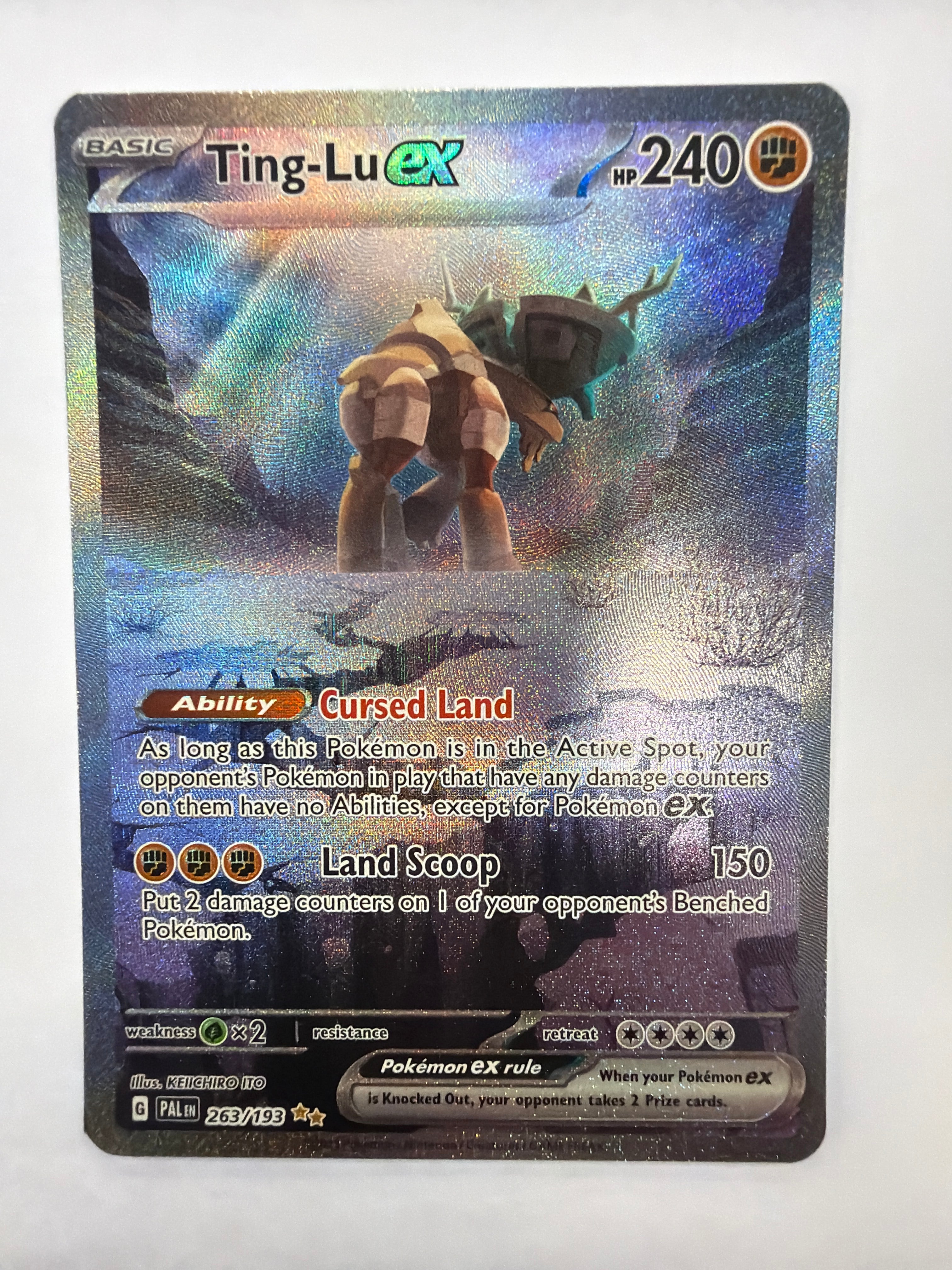 Pokémon TCG - Paldea Evolved Ting-Lu 263/193 NM