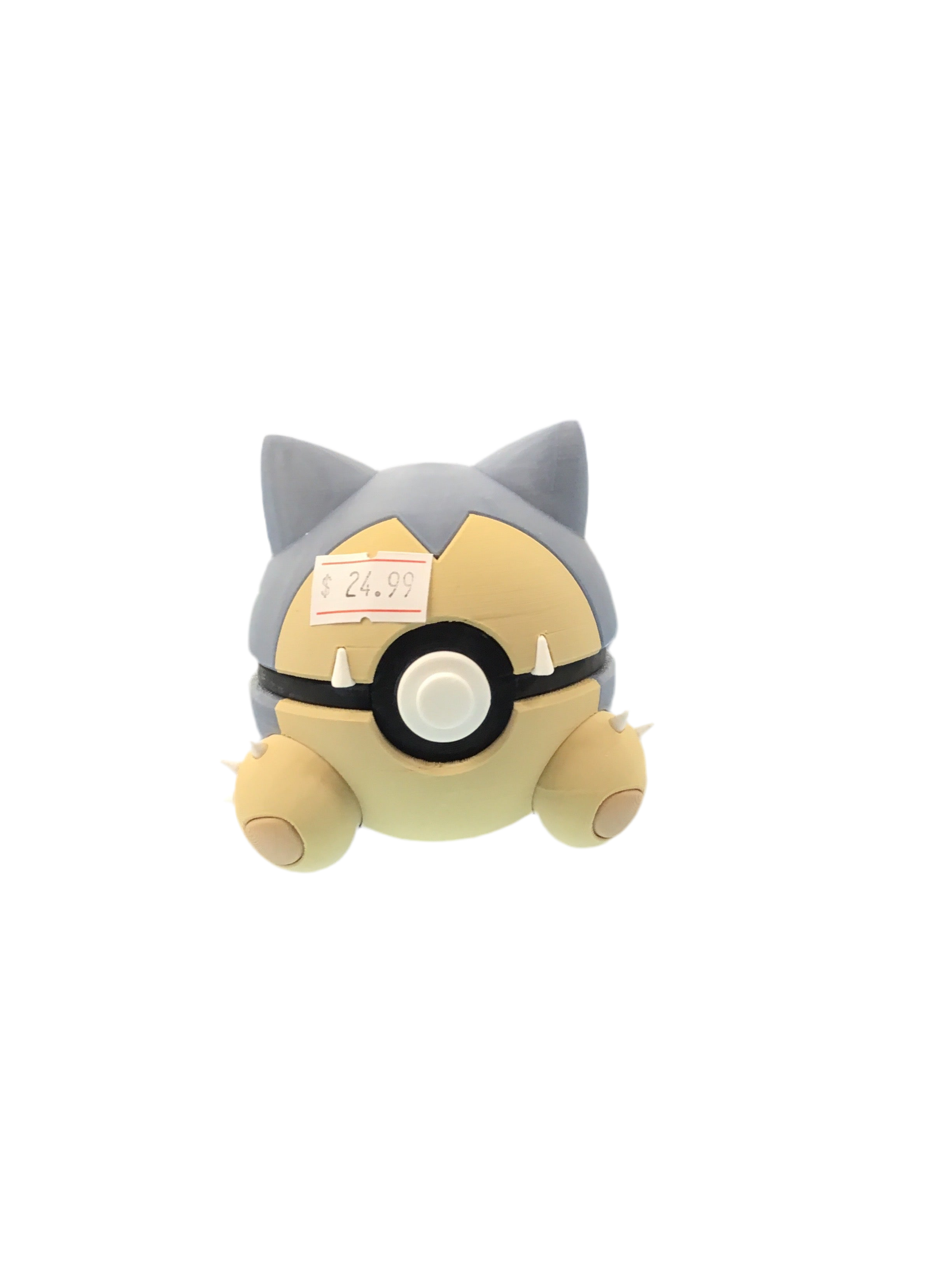 Custom 3D Printed Pokemon Ball Snorlax