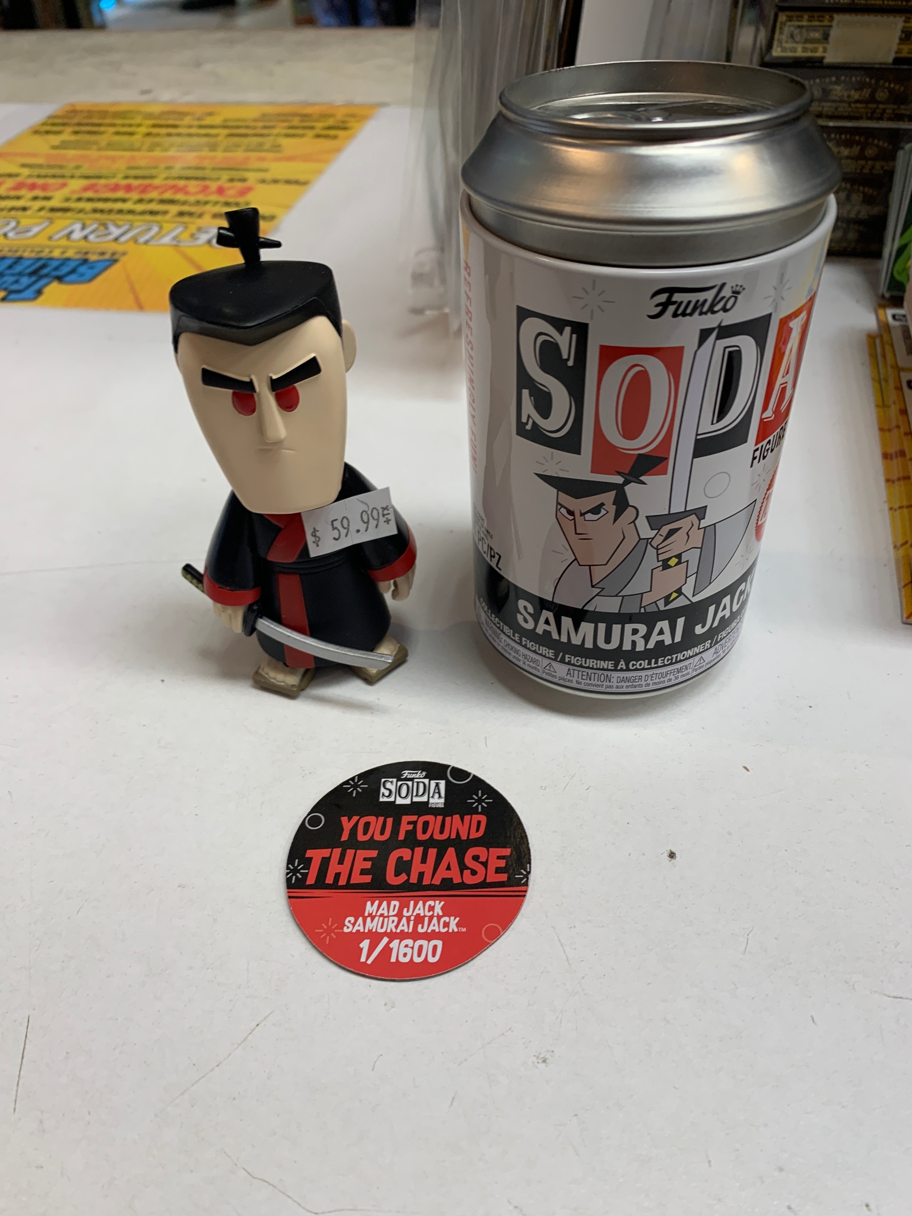 Samurai top Jack Funko Soda CHASE