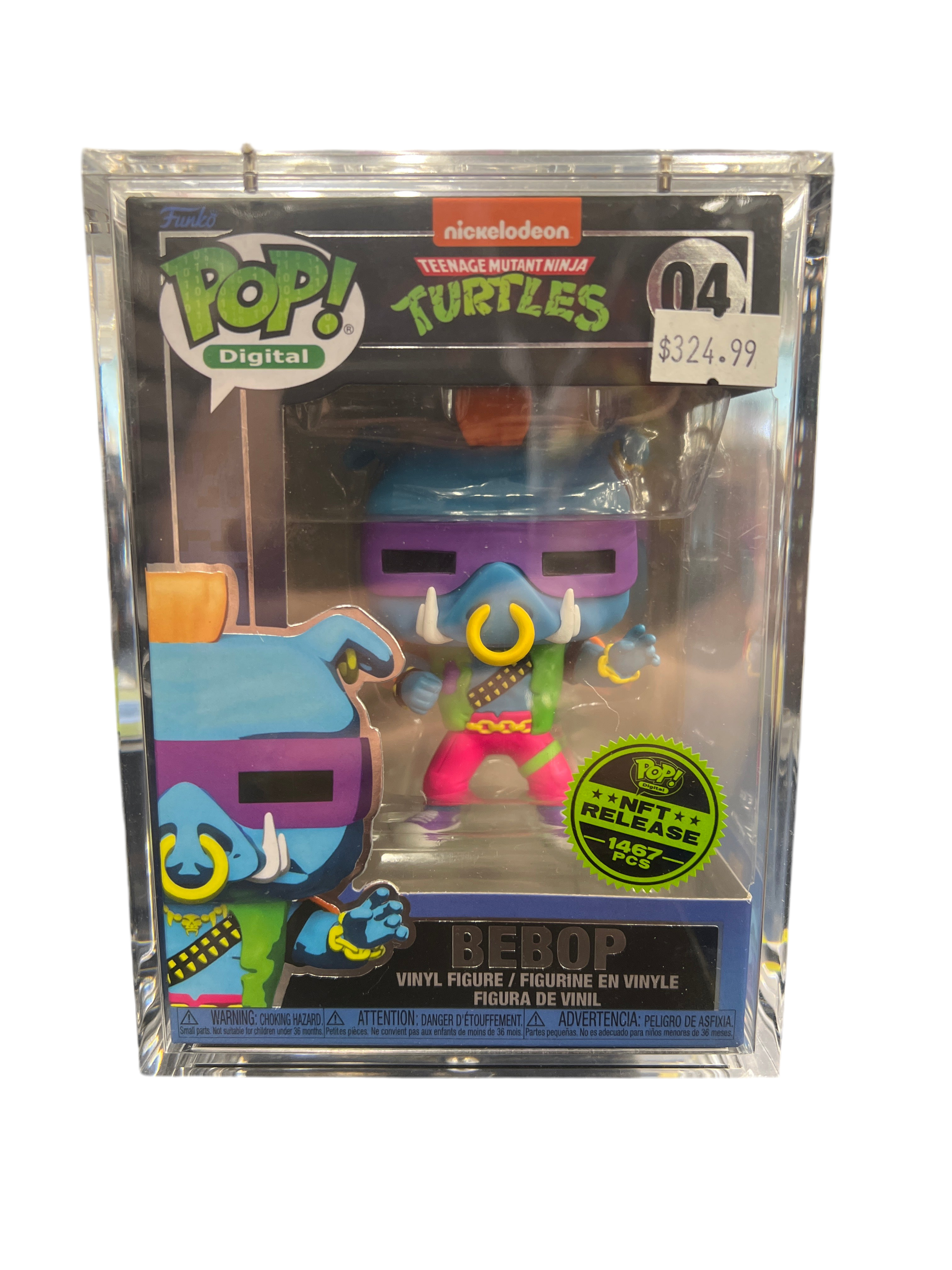 Funko Pop! Digital Teenage Mutant Ninja Turtles NFT Release 1467 PCS Bebop #04