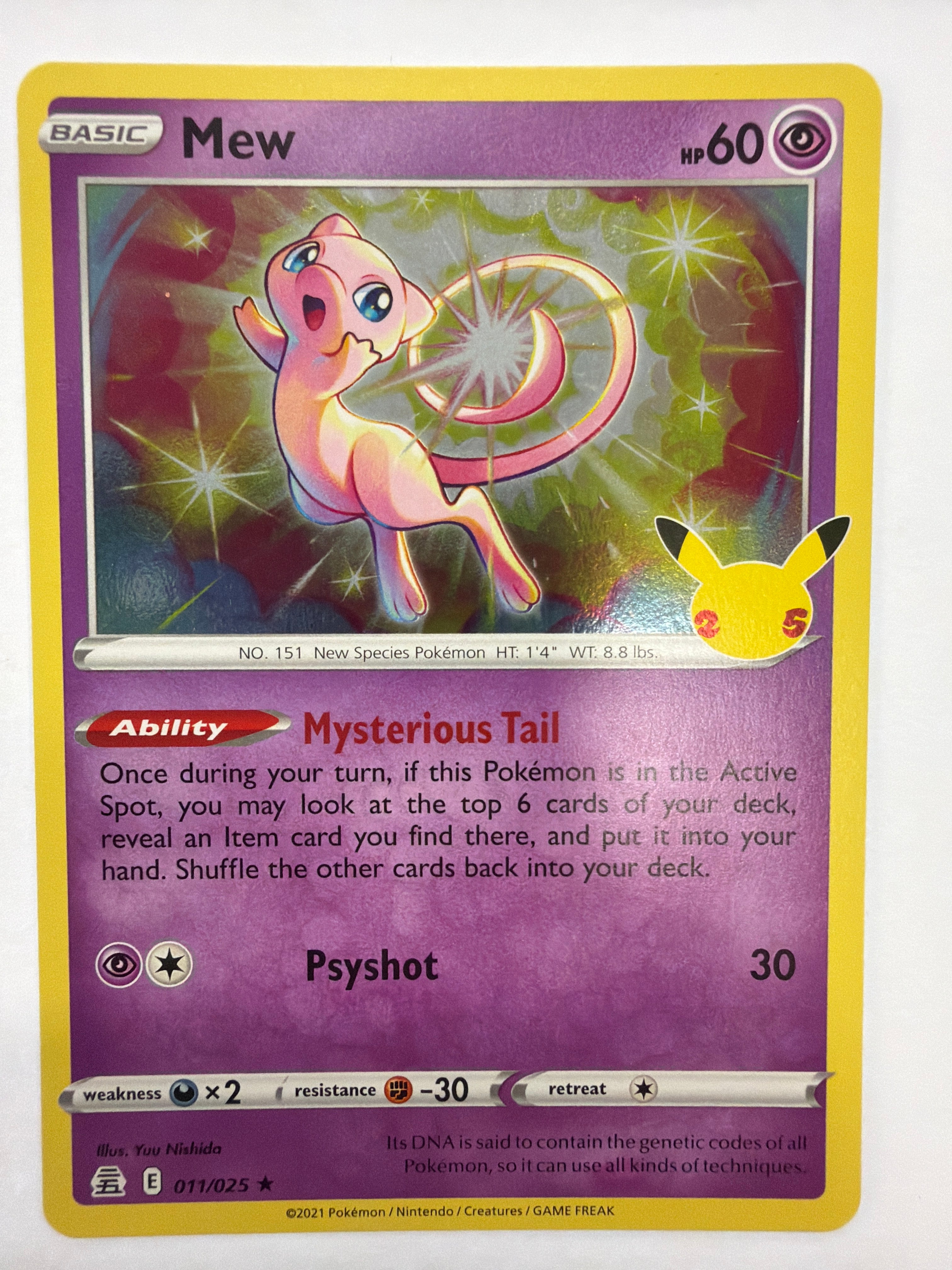 Pokémon TCG - Celebrations Mew 011/025 LP