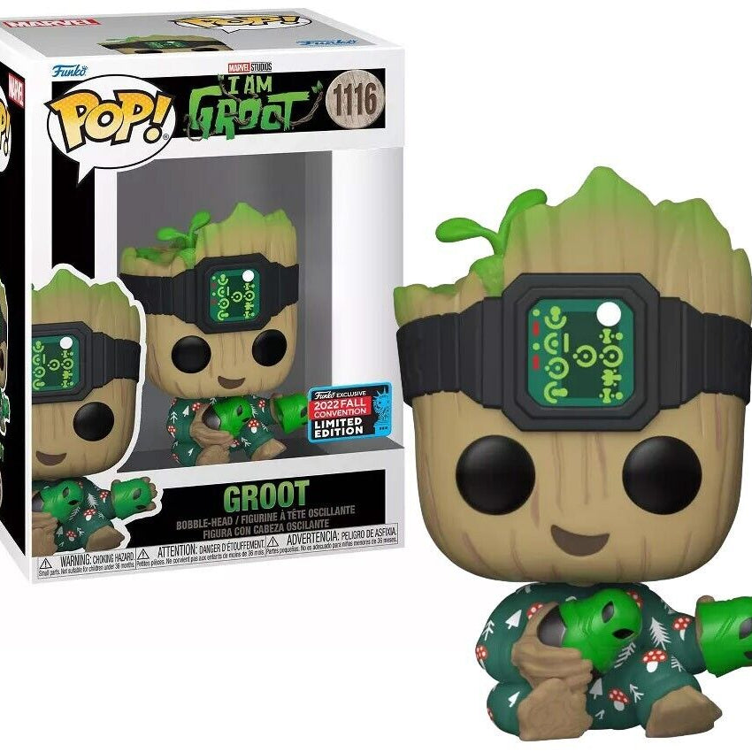 Funko Pop! Marvel Studios I Am Groot Groot #1116 2022 NYCC Exclusive