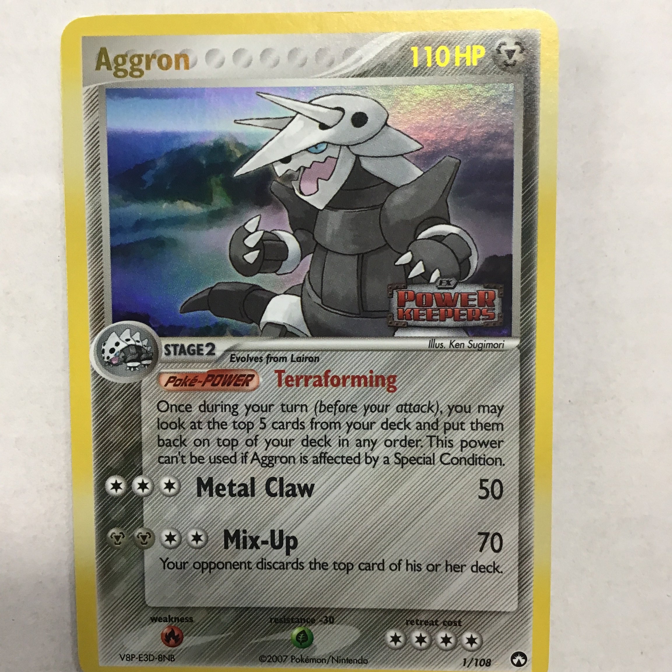 Pokémon TCG - EX Power Keepers Aggron 1/108