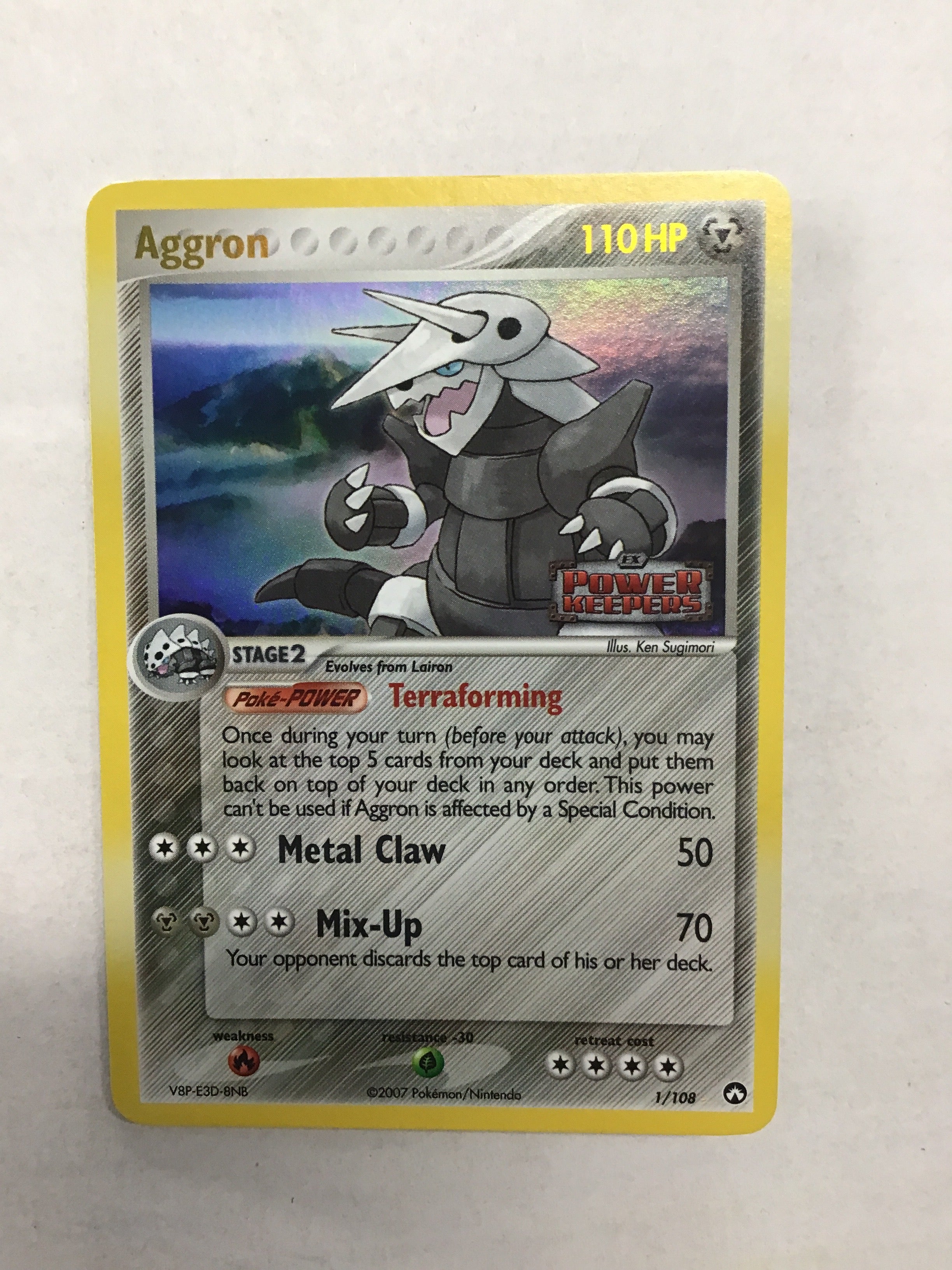 Pokémon TCG - EX Power Keepers Aggron 1/108