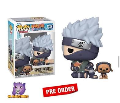 Funko Pop! Animation Naruto Shippuden Kakashi Hatake with Pakkun Box Lunch Exclusive #1338