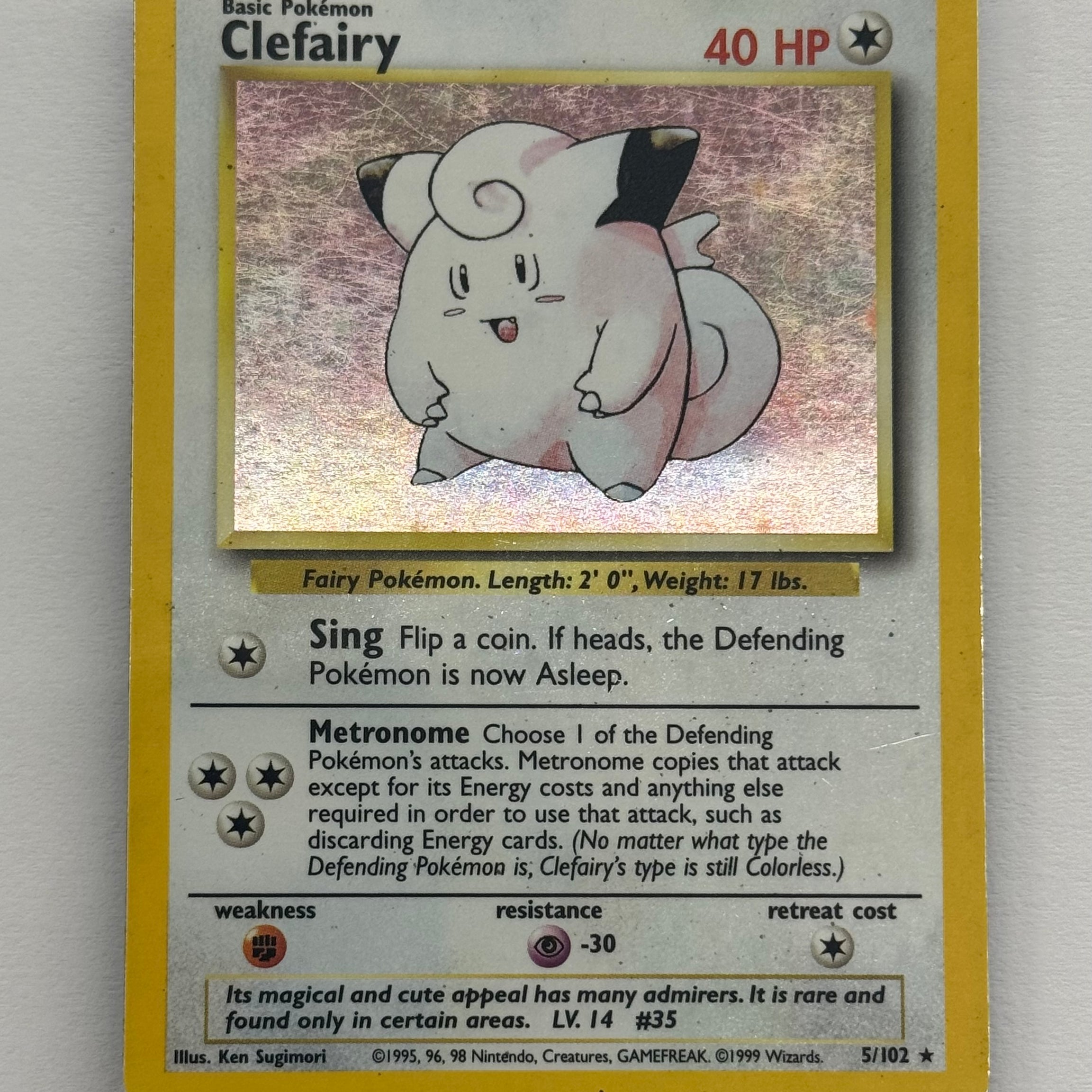 Pokémon TCG - Base Set Unlimited Clefairy 5/102 LP