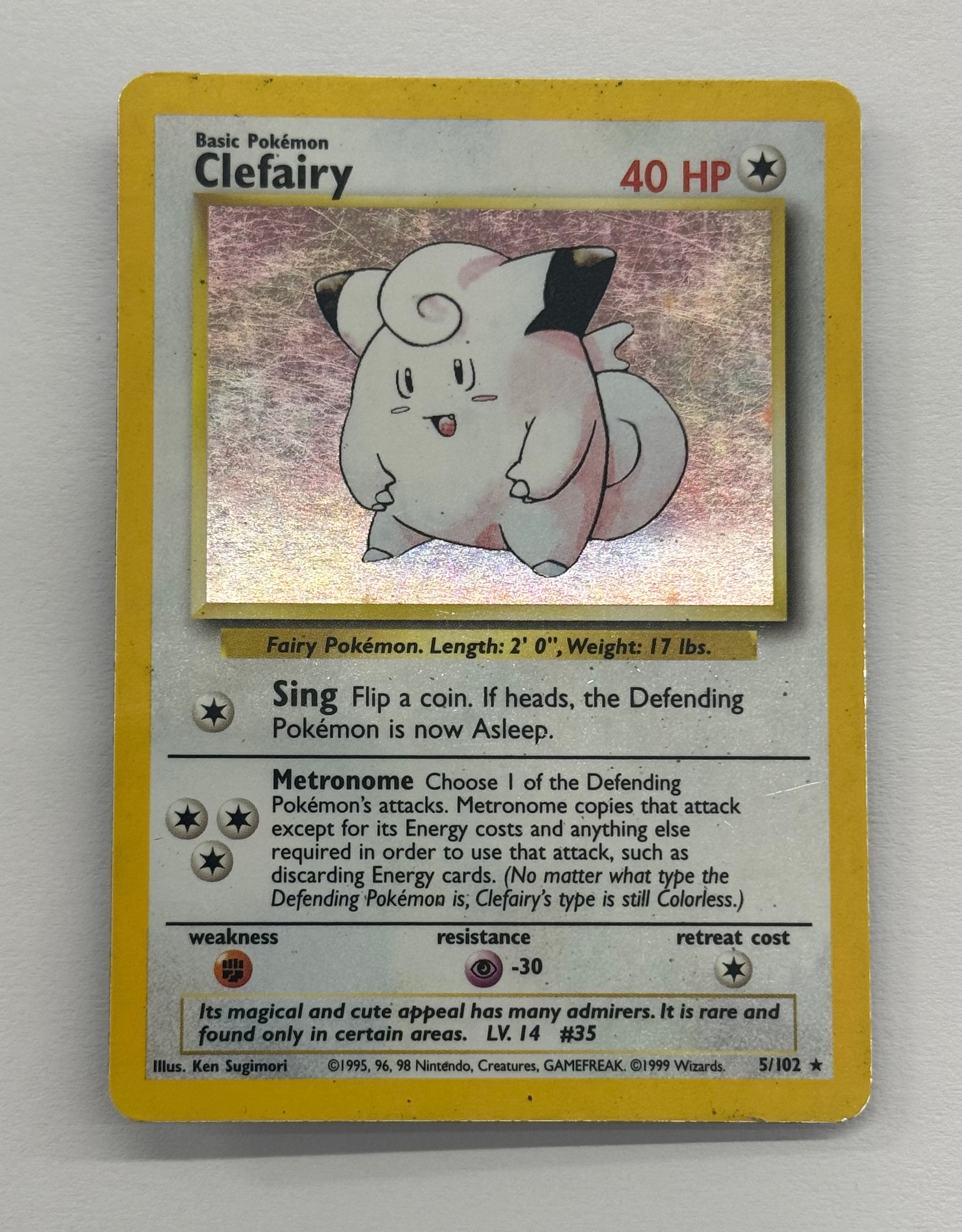 Pokémon TCG - Base Set Unlimited Clefairy 5/102 LP