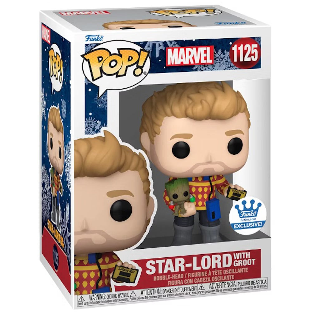 Funko Pop! Marvel Star-Lord With Groot #1125 Funko Exclusive