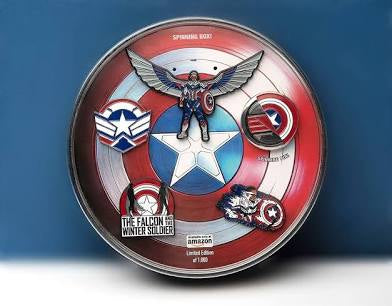 Salesone Marvel, The Falcon and the Winter Soldier Amazon Exclusive Limited Edition of 1000 pin set