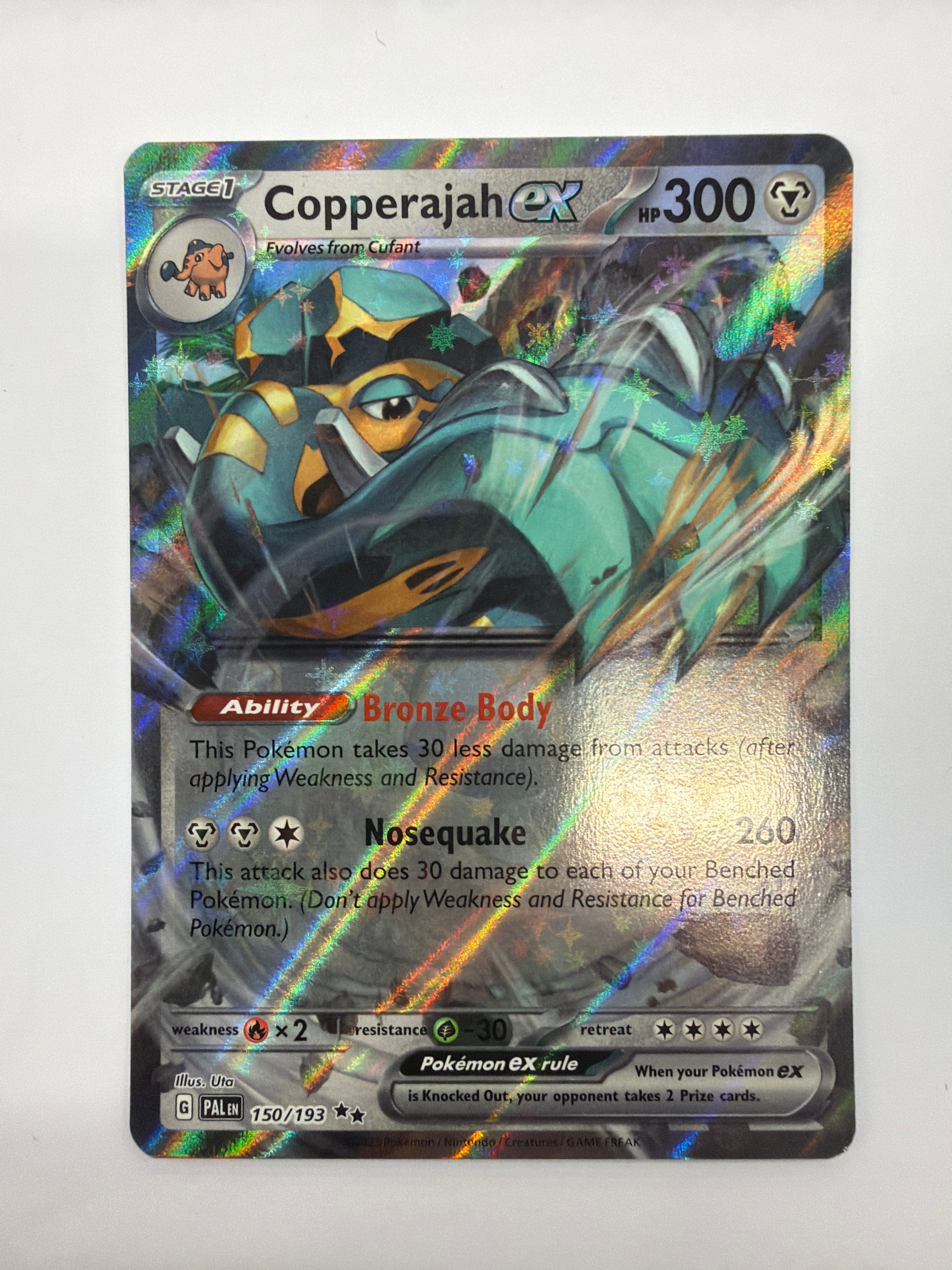 Pokémon TCG - Paldea Evolved Copperajah 150/193 NM