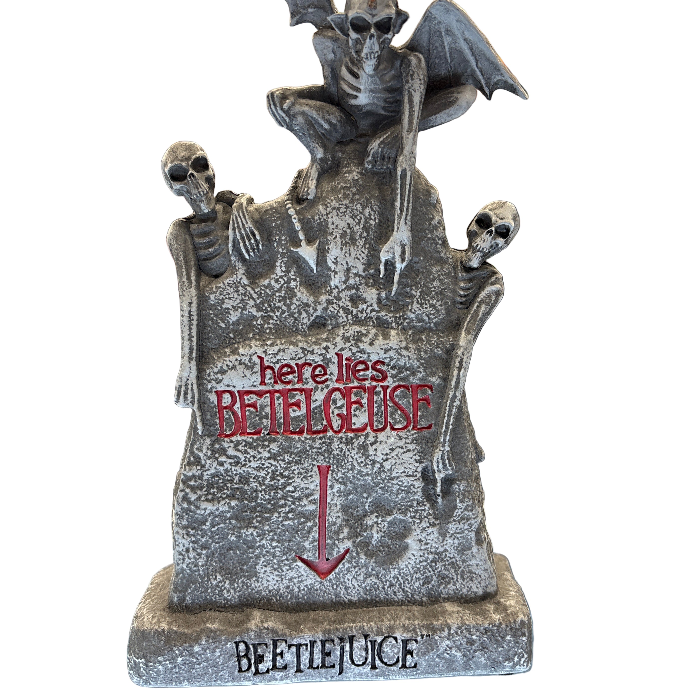 Beetlejuice Here Lies Betelgeuse Tomb Stone Statue