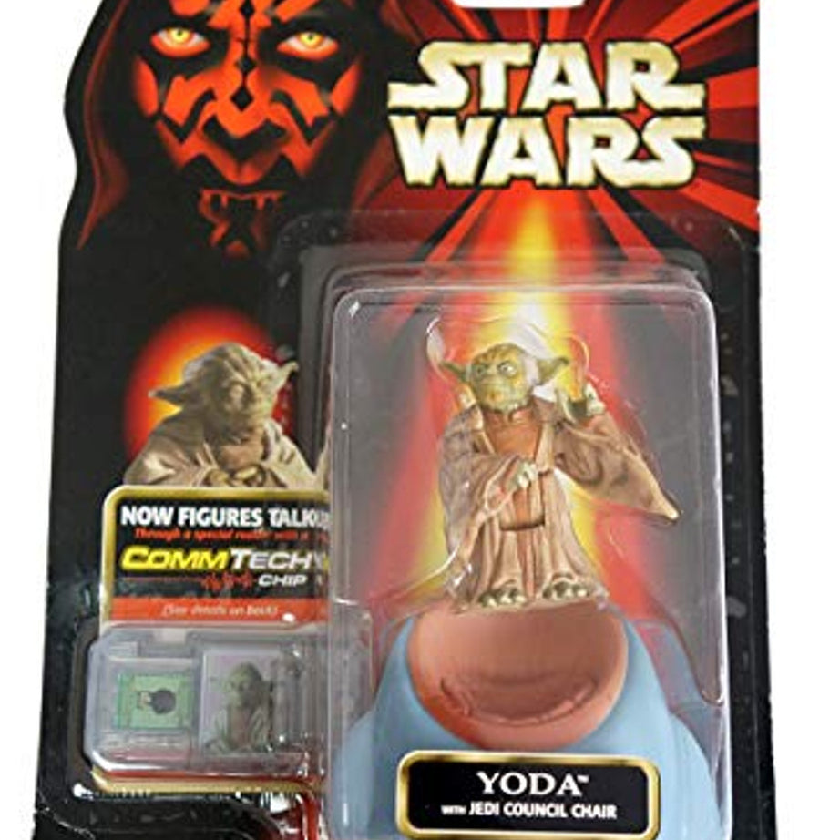 Hasbro Star Wars Episode I Collection 2 Yoda With Jedi Council Chair 3” Figure